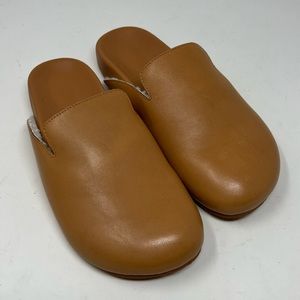 J. Crew pacific Sherpa lined leather mule